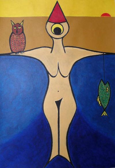 Woman in balance